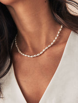 Next White Pearl Effect Short Necklace- Buy online at McGrocer