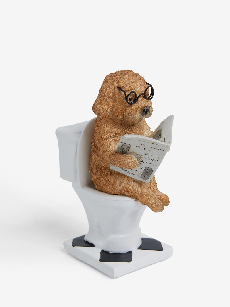 Charlie the Cockapoo resin bathroom ornament, imported from the UK