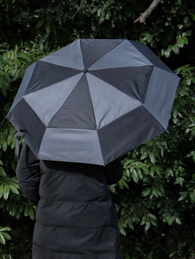 Next Totes Black Auto Open Close Double Canopy Umbrella- Buy online at McGrocer