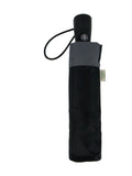 Totes black auto open close double canopy umbrella - British product