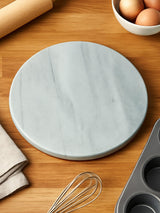 Next Interiors by Premier White Marble Chopping Board Round 30cm- Buy online at McGrocer