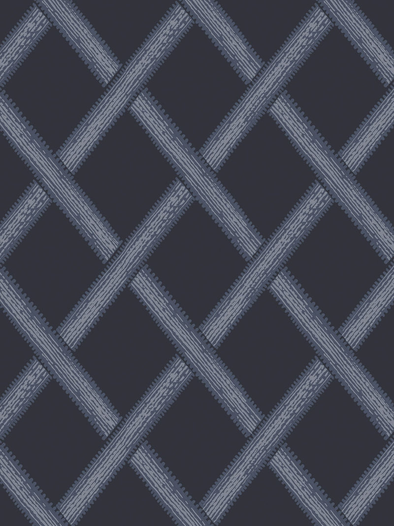 Graham & Brown Greenskeeper Geo wallpaper sample navy - British product