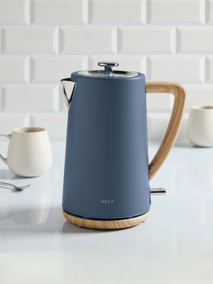 Blå Bronx vannkoker 1.7 liter