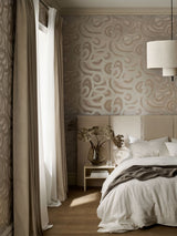 Next Graham & Brown Natural Ambire Neutral Wallpaper Sample- Buy online at McGrocer