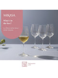 Mikasa Treviso crystal wine glasses set of 4 350ml, imported from the UK