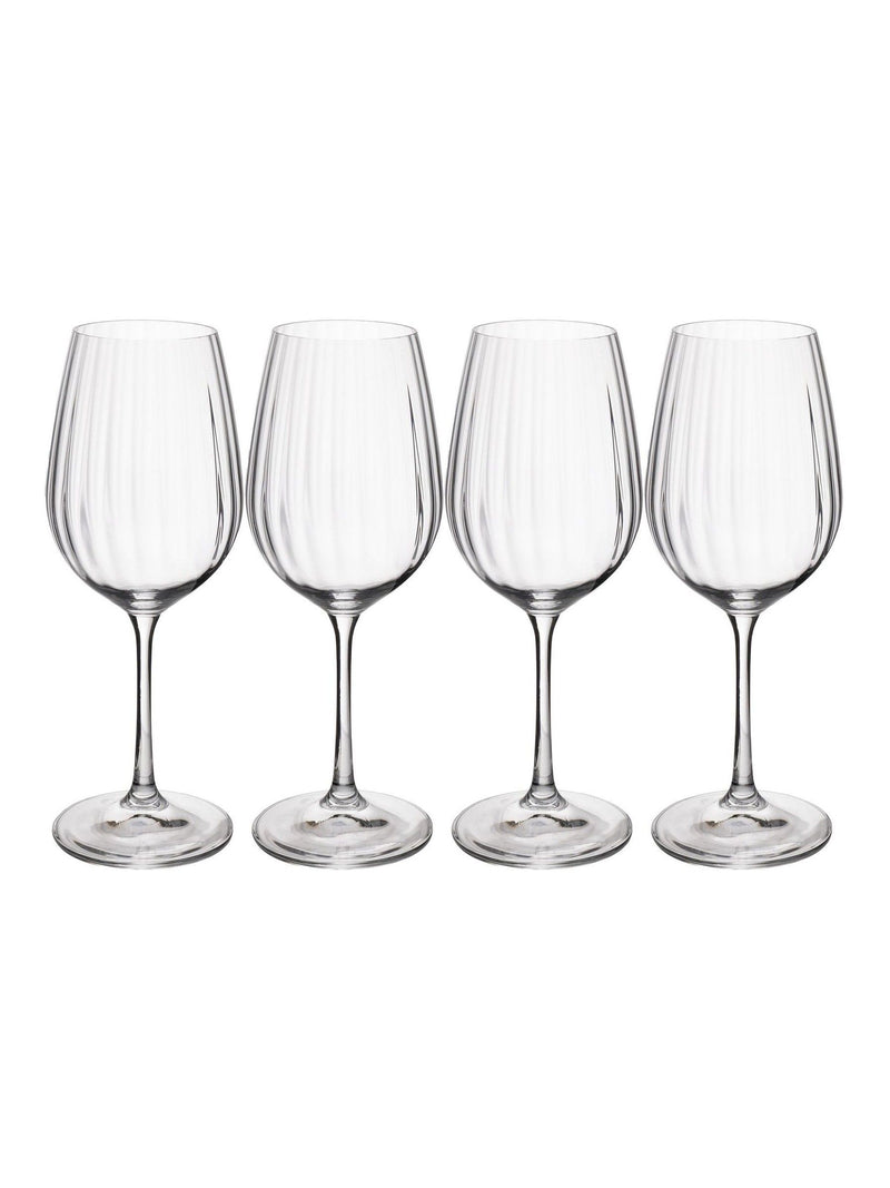 Mikasa Treviso crystal wine glasses set of 4 350ml, imported from the UK