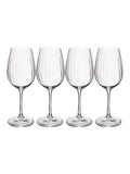Mikasa Treviso crystal wine glasses set of 4 350ml, imported from the UK