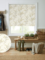 Next Laura Ashley Ochre Yellow Pussy Willow Made to Measure Roller Blind- Buy online at McGrocer