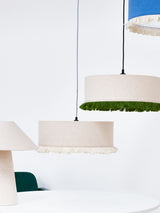 Next Oliver Bonas White Alma Boucle Tassel Lamp Shade 100% Cotton- Buy online at McGrocer