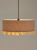 Oliver Bonas Alma boucle tassel lamp shade 45cm, imported from the UK