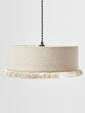 Oliver Bonas Alma boucle tassel lamp shade 45cm, imported from the UK