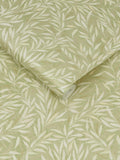 Graham & Brown Green Salix Leaves wallpaper sample - British product