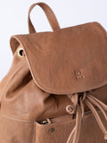Lakeland Leather taupe Harstone backpack, imported from the UK