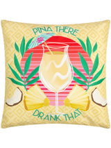 Next Furn Yellow Pina There Abstract Outdoor Cushion 43cm- Buy online at McGrocer