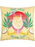 Furn yellow pina there abstract outdoor cushion, UK version