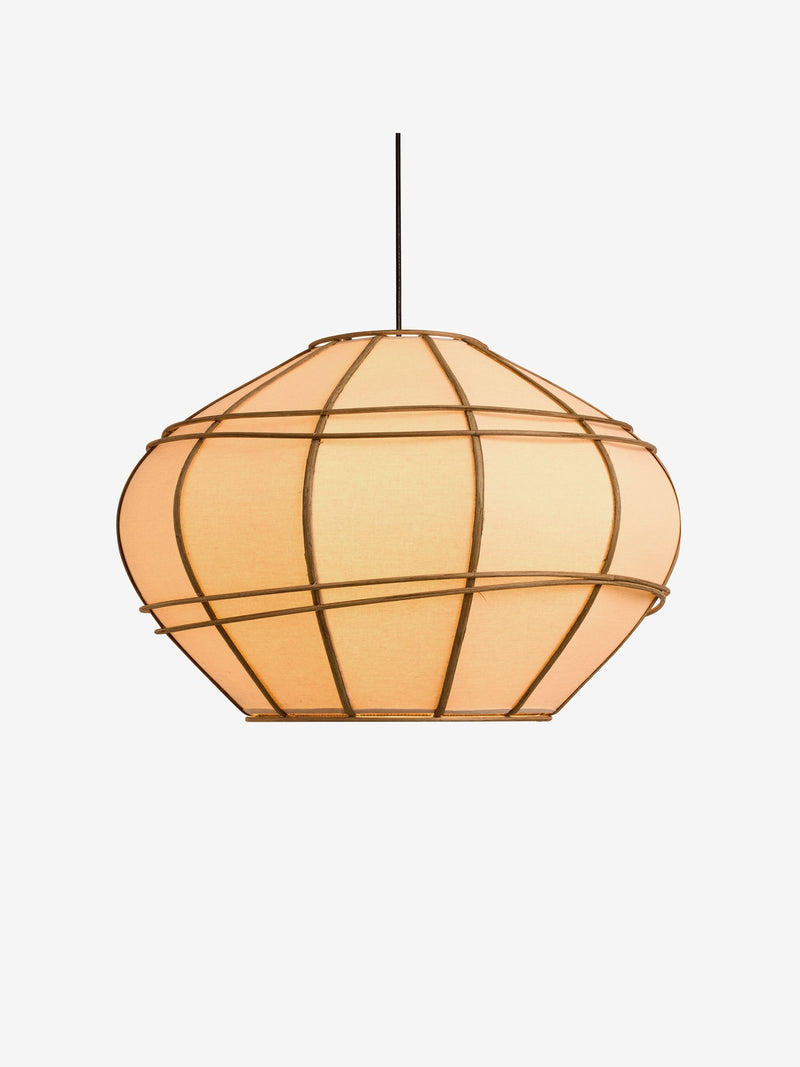 MADE.COM cream Judah pendant light 56cm - British product