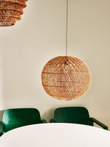 Next Oliver Bonas Natural Monde Rattan Woven Lamp Shade- Buy online at McGrocer