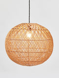 Oliver Bonas natural rattan woven lamp shade 40cm, UK version