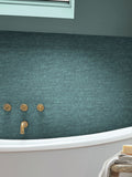 Graham & Brown Teal Vincenzo wallpaper sample A4 (British brand)