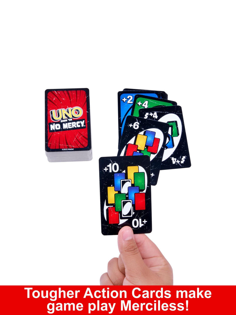 UNO Show 'Em No Mercy card game, imported from the UK