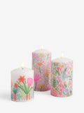 Lucy Tiffney pink LED candles set of 3, UK version