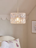 Pink Aria pendant light shade 23cm, UK version