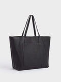 Osprey London black Vintage Santa Fe leather tote bag, UK version