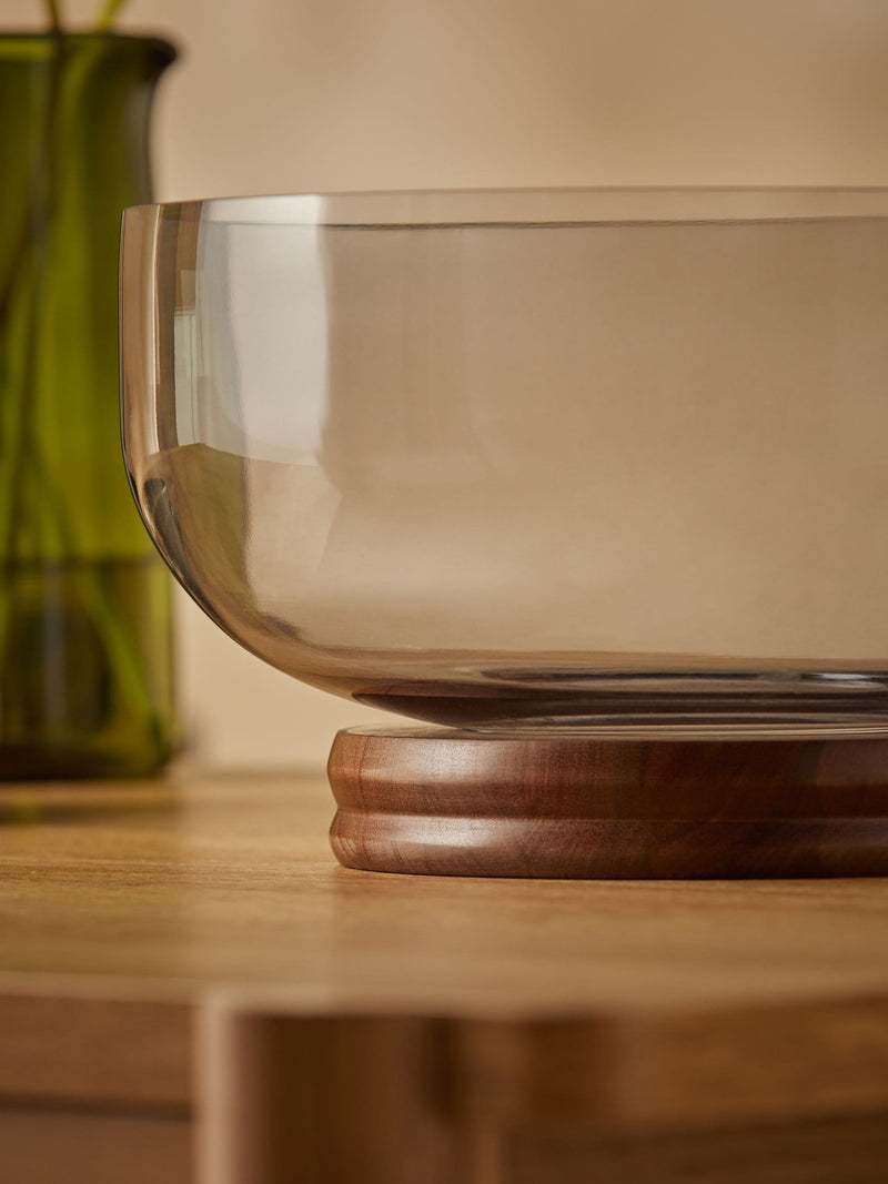 MADE.COM Smoke Grey Maleah fruit bowl, imported from the UK