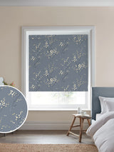 Next Laura Ashley Dark Seaspray Blue Pussy Willow Roller Blind- Buy online at McGrocer