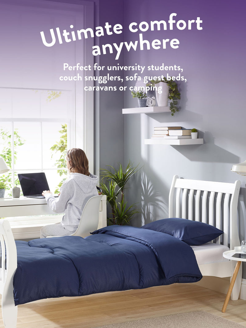 Slumberdown Coverless Comfort Herringbone duvet (British brand)