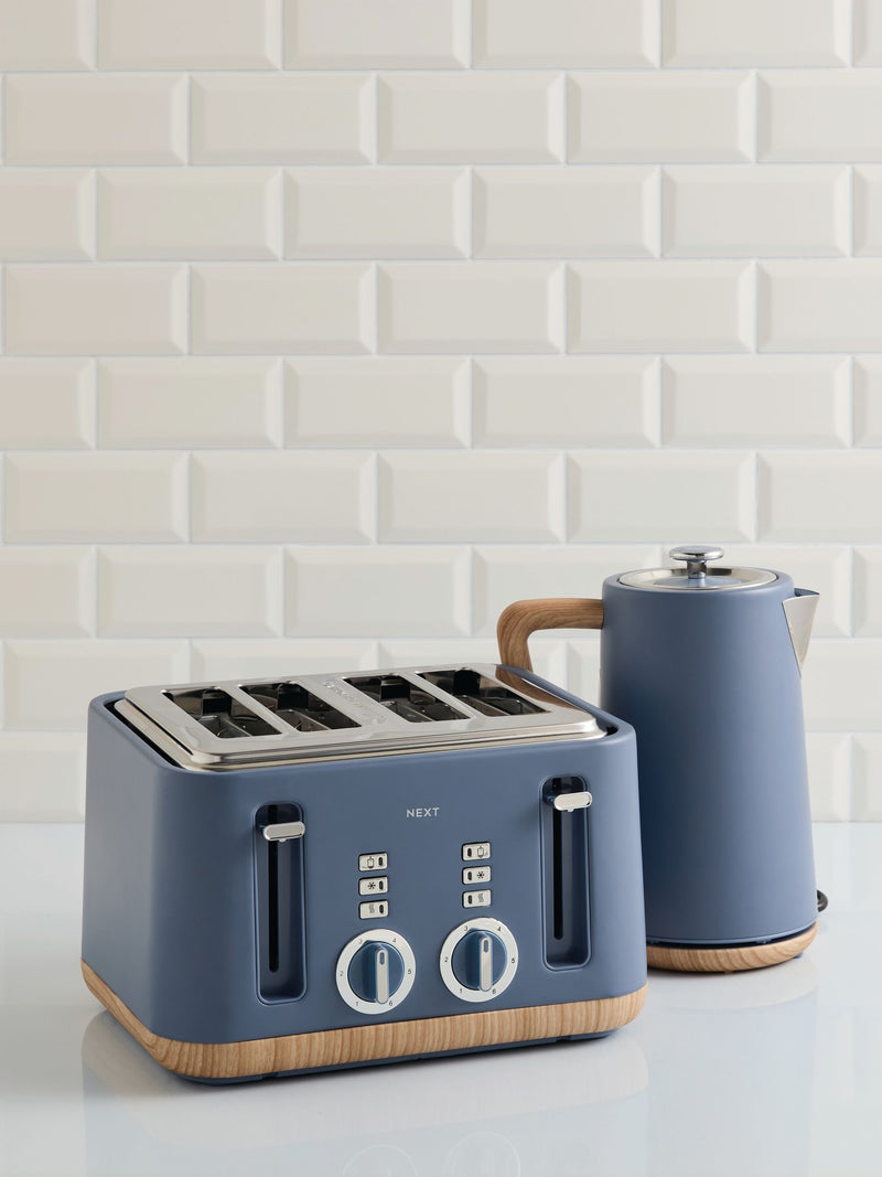Blue Bronx 4 Slice Toaster