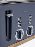 Blue Bronx 4 Slice Toaster