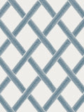 Graham & Brown wallpaper sample Greenskeeper Geo blue and cream - British product