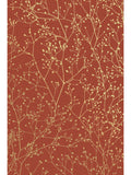 Clarissa Hulse red gypsophila wallpaper, UK version