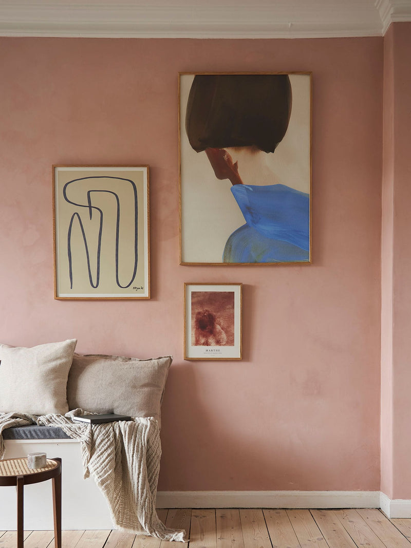 Paper Collective framed art print The Blue Cape, imported from the UK