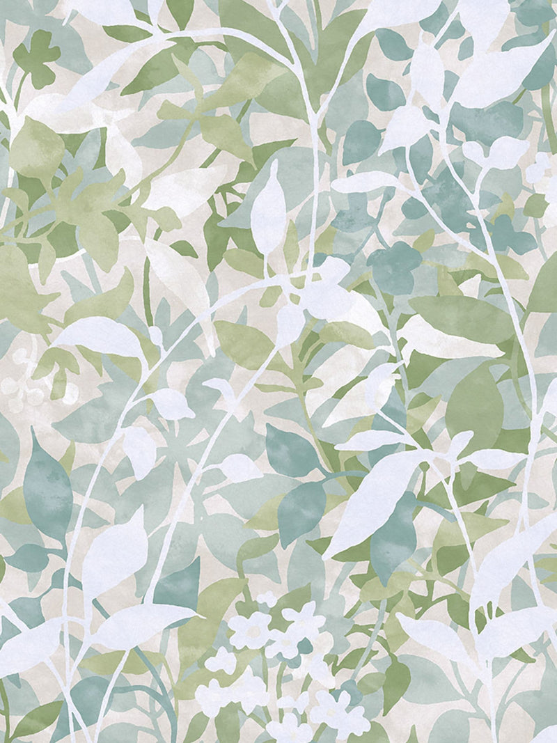 Graham & Brown Sage Fleur wallpaper sample A4, UK version