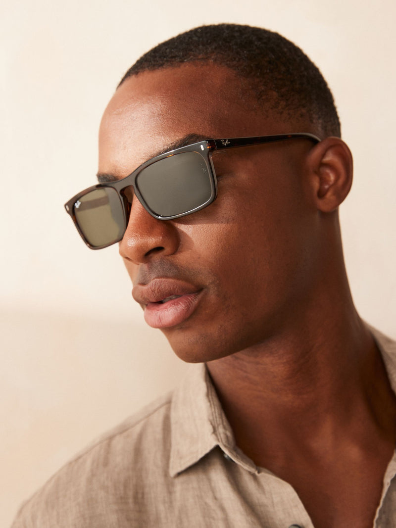 Ray Ban Brown RB4435 rectangle sunglasses, UK version