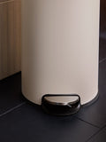 MADE.COM Joss Cream Pedal Bin 30 Litre, imported from the UK