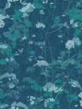 Graham & Brown wallpaper sample Denim Flower Press A4, UK version