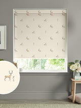 Next Sophie Allport Natural Stags Made to Measure Roller Blinds- Buy online at McGrocer