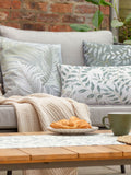 Evans Lichfield Palma botanical outdoor cushion 43cm (British brand)