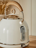 Cream Malvern kettle 1.7 litre - British product