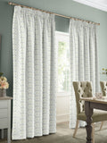 Sophie Allport White Spring Chick cotton curtains (British brand)