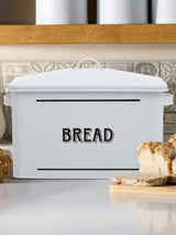 Next Premier Black Grocer Metal Bread Bin 34cm Wide- Buy online at McGrocer