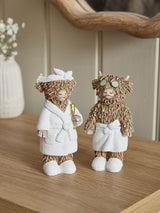 Next Set of 2 Hamish The Highland Cow Spa Ornaments Bathroom Accessories- Buy online at McGrocer