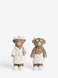 Set of 2 Hamish the Highland Cow spa ornaments (British brand)