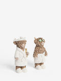 Set of 2 Hamish the Highland Cow spa ornaments (British brand)