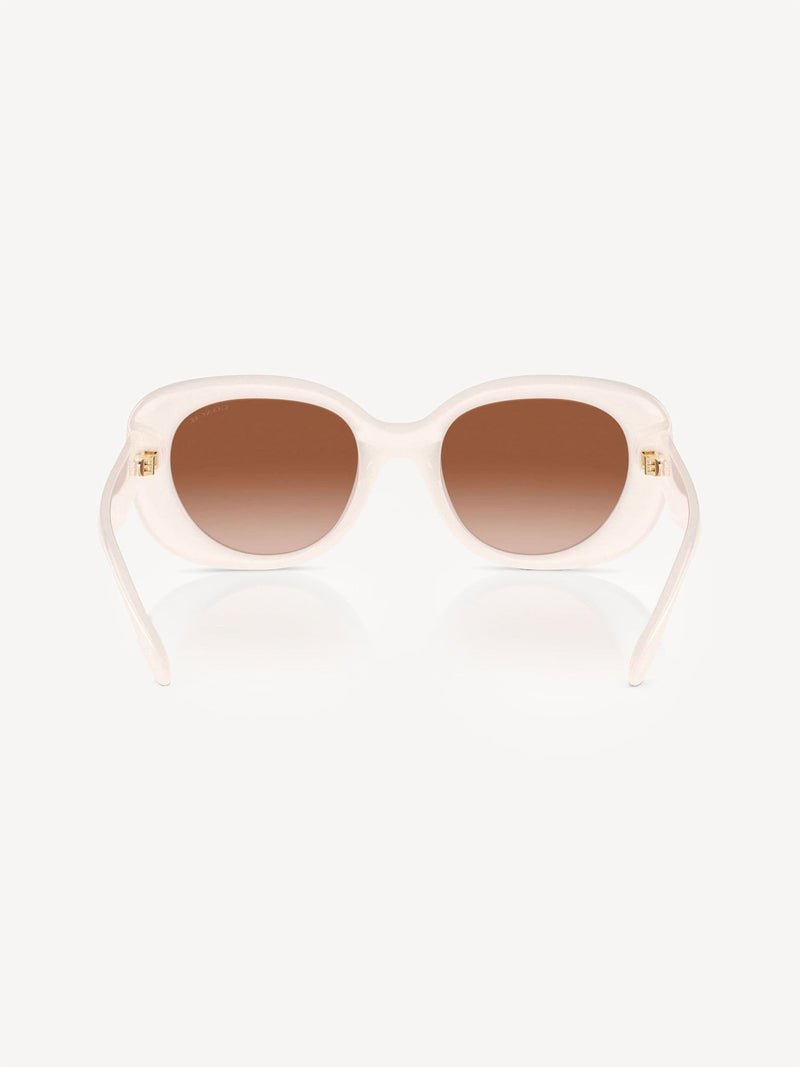 COACH white oval sunglasses Hc8391U - British product