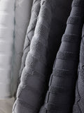 Grey terry tea towel set of five, UK version