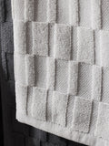 Grey terry tea towel set of five, UK version